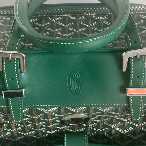 $5340 Goyard Green Dog carrier  Bag - Picture 6 of 12